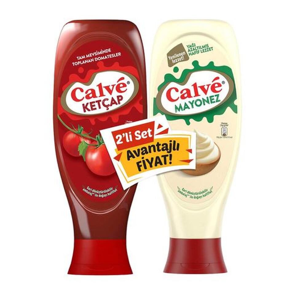 CALVE KETÇAP 610 GR+MAYONEZ 380 GR.